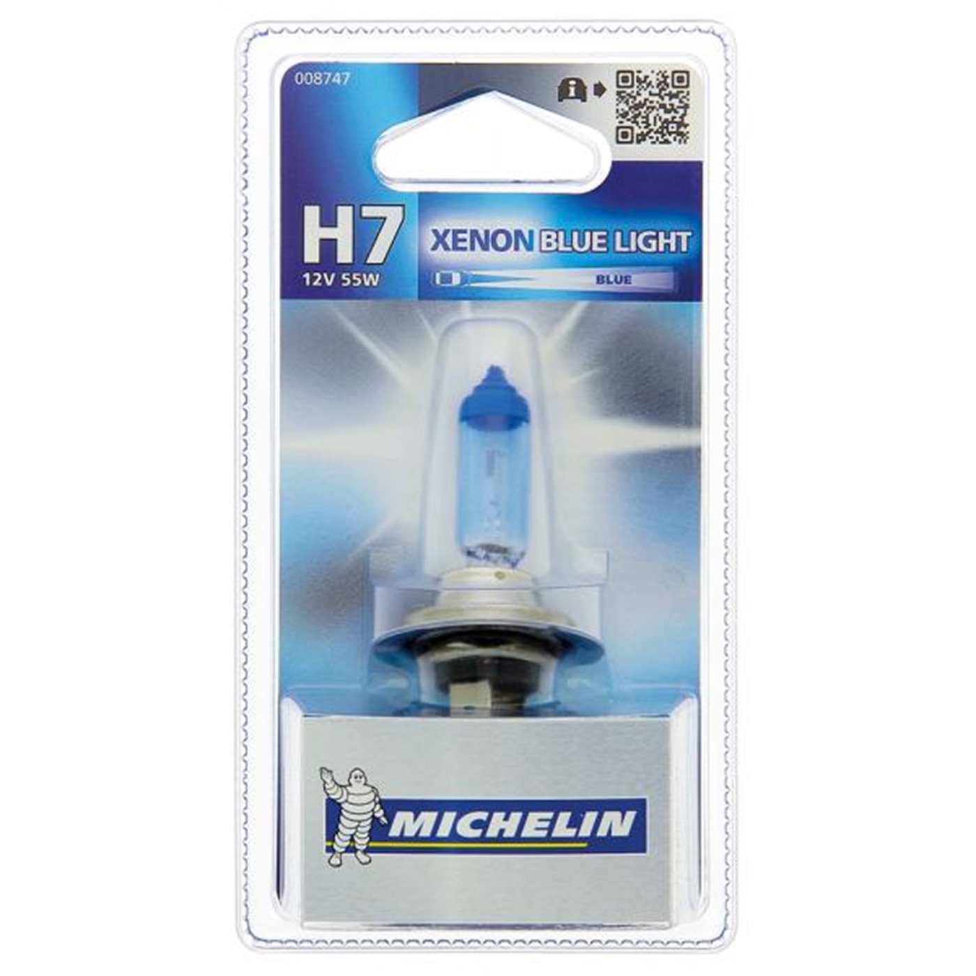 Lampadina Xenon Blue Light H7 12V 55W