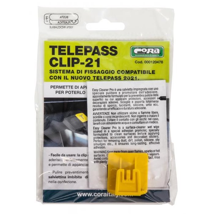 Telepass Clip 21 con logo