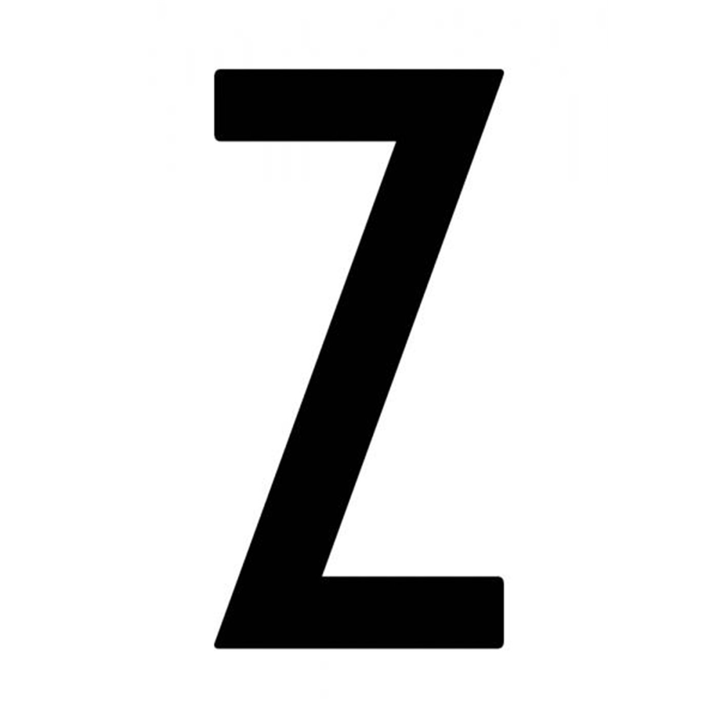 Busta 10 lettere adesive "Z" per targa ripetitrice