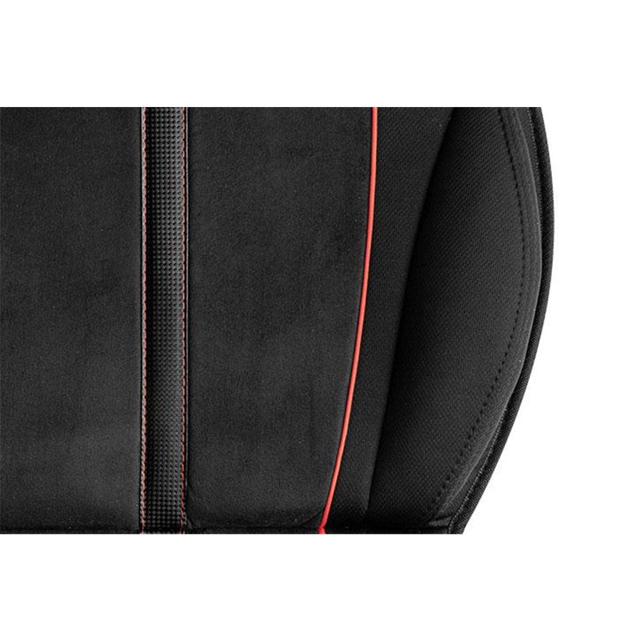 Cuscino sedile Style nero/rosso