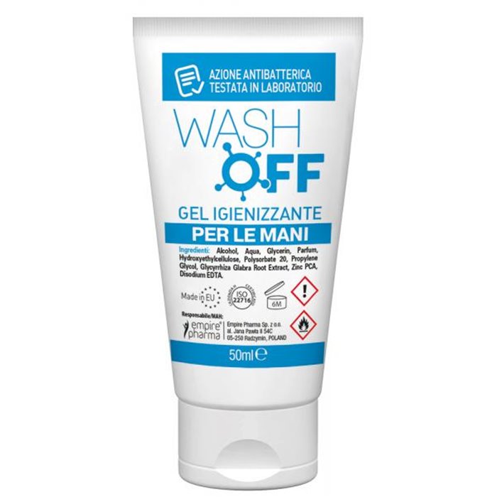 Conf. 25 pz Wash Off gel igienizzante mani 50 ml
