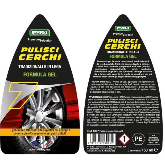 Pulisci cerchi in gel 750 mL