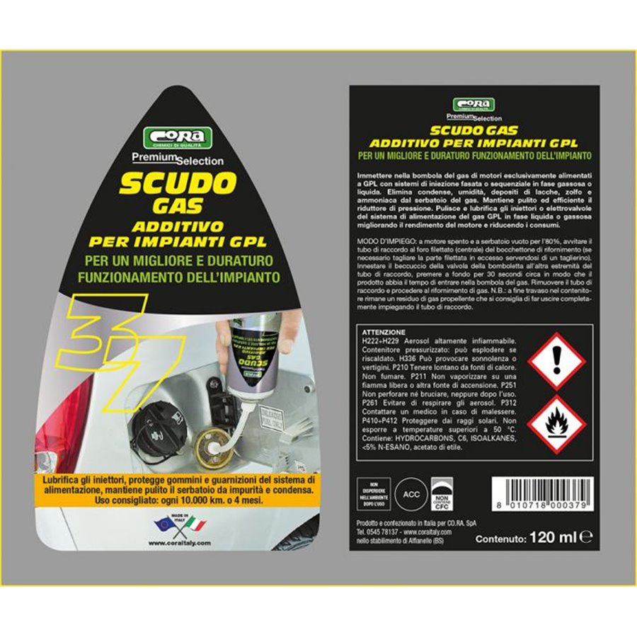 Additivo impianto gpl Scudo Gas 120 mL