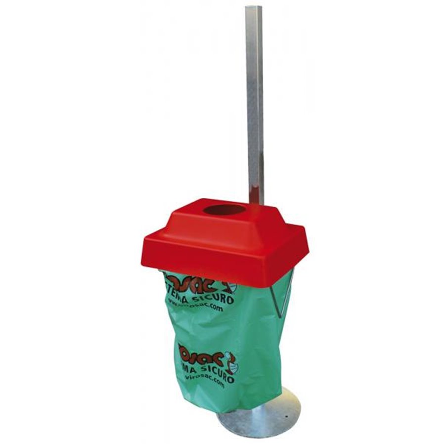 Palo 151 cm con base tonda per dispenser guanti