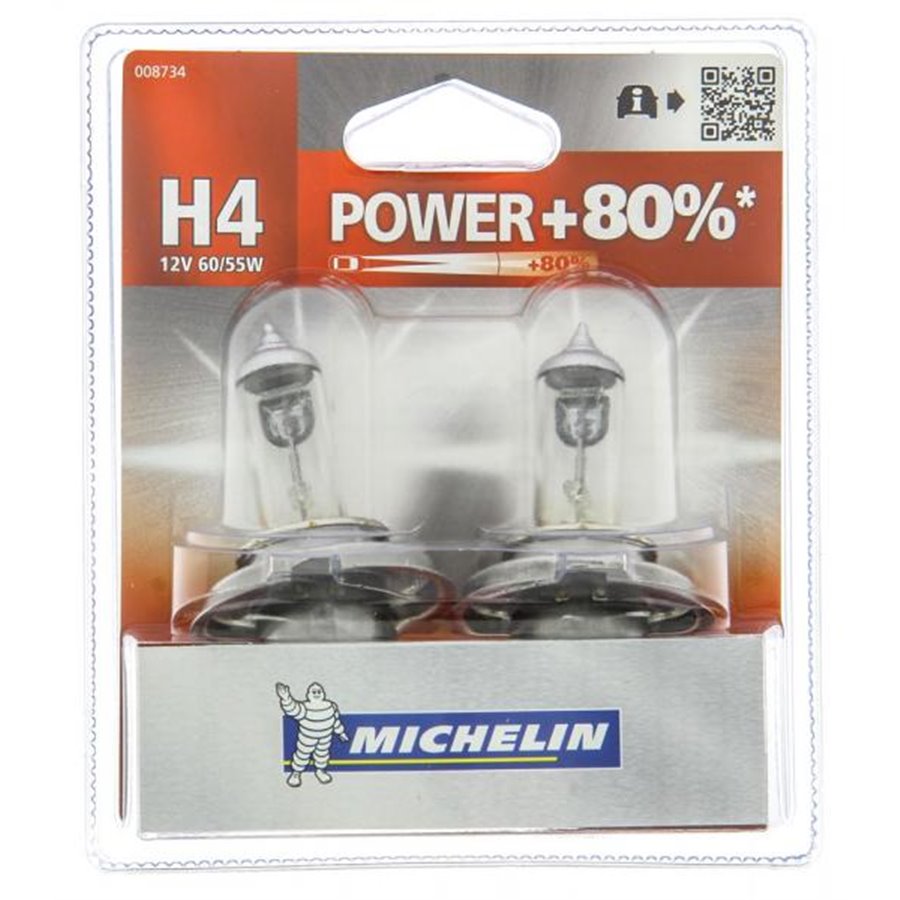 Lampadine Power +80% H4 12V 60/55W