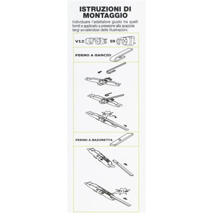 Spazzole tergicristallo Tergiplus 33 cm