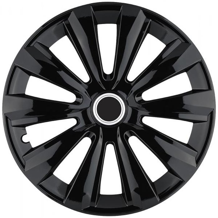 Set 4 copricerchi 16" Alulook Delta Black