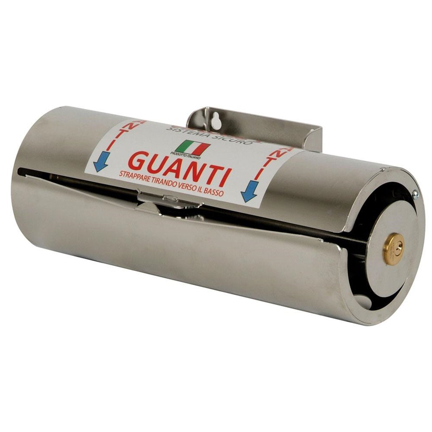 Dispenser guanti a rotolo con chiave