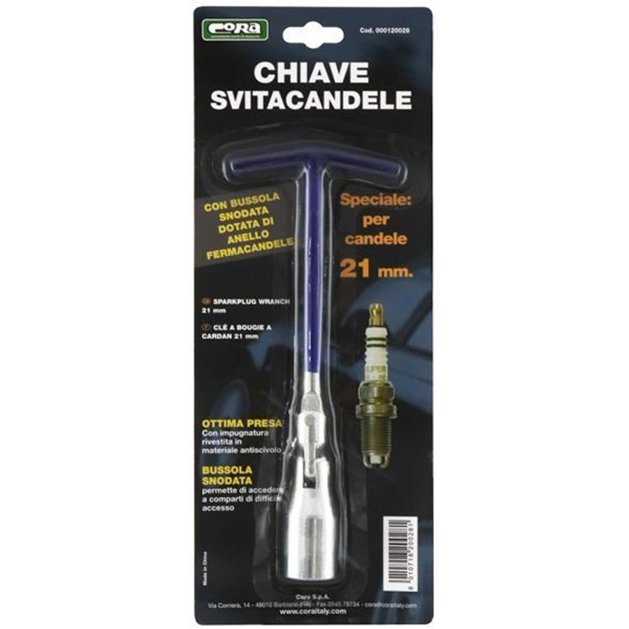 Chiave svitacandele 21 mm