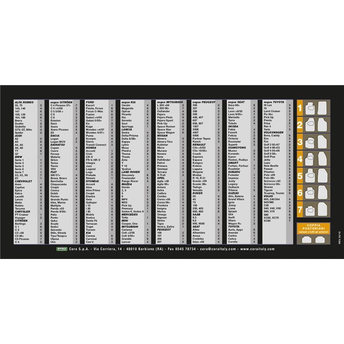 Set 4 tappeti moquette Actualfit grigio mod. 4