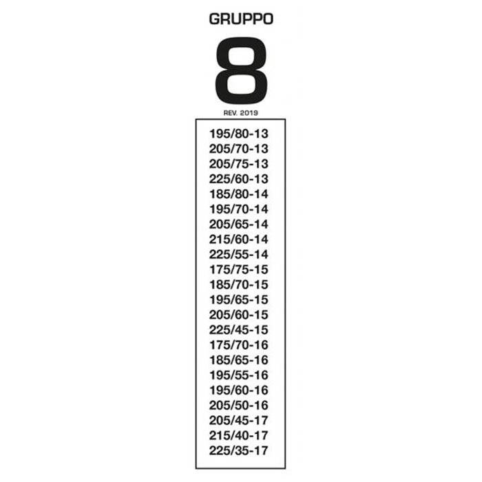 Catene neve Grip Tech 9 mm gruppo 8