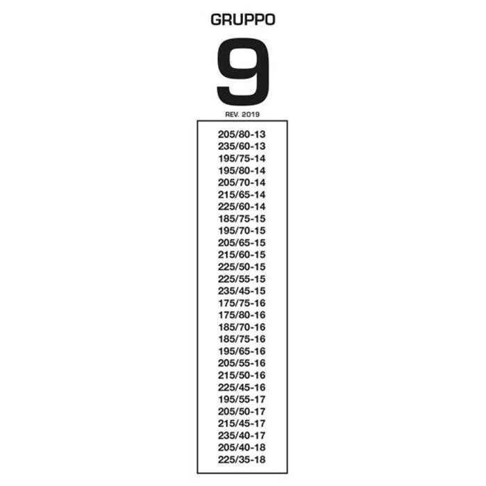 Catene neve Grip Tech 9 mm gruppo 9