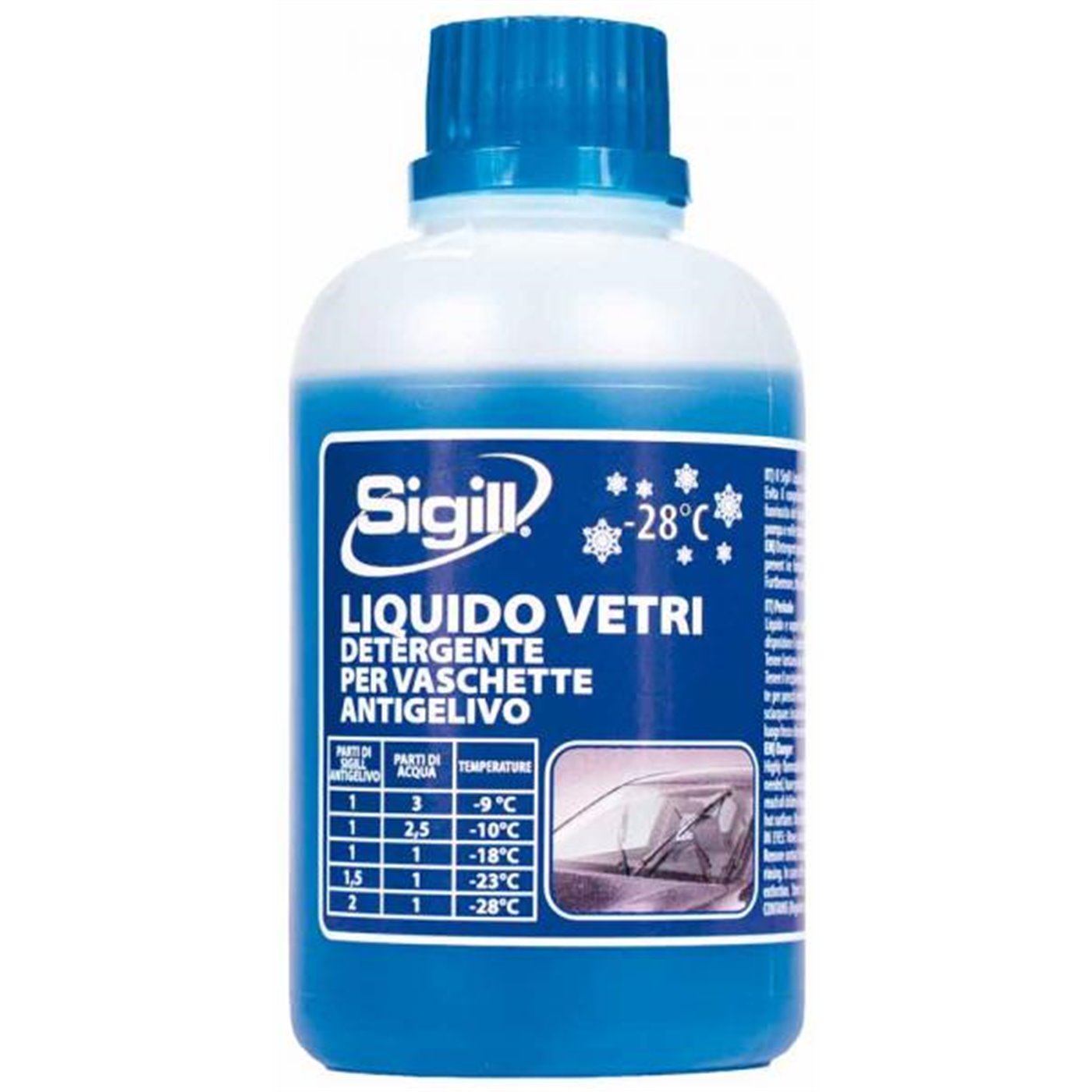 Detergente antigelo per vaschette lavavetro 250 mL