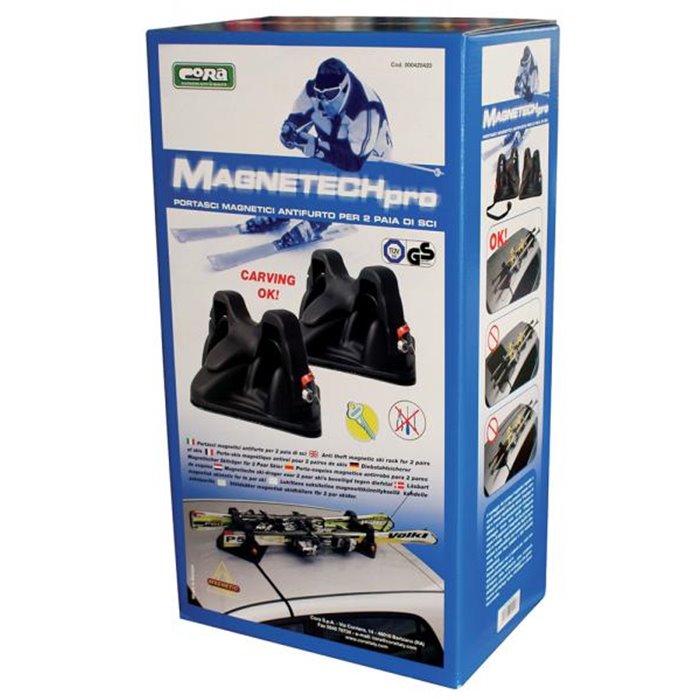 Portasci magnetico Magnetech Pro 2 paia di sci