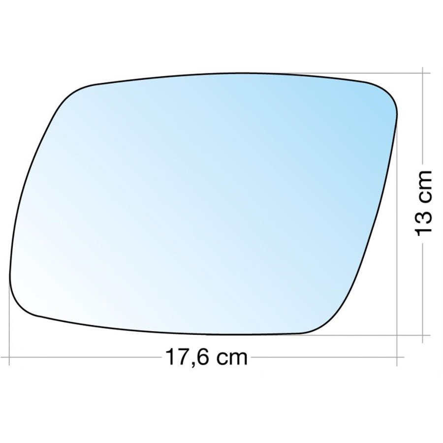 SPECCHIO C/PIASTRA SX CROM. ASF. TERM. FIAT FREEMONT