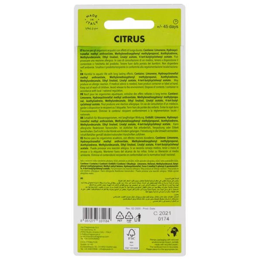 Conf. 6 pz deo Cesare verde citrus