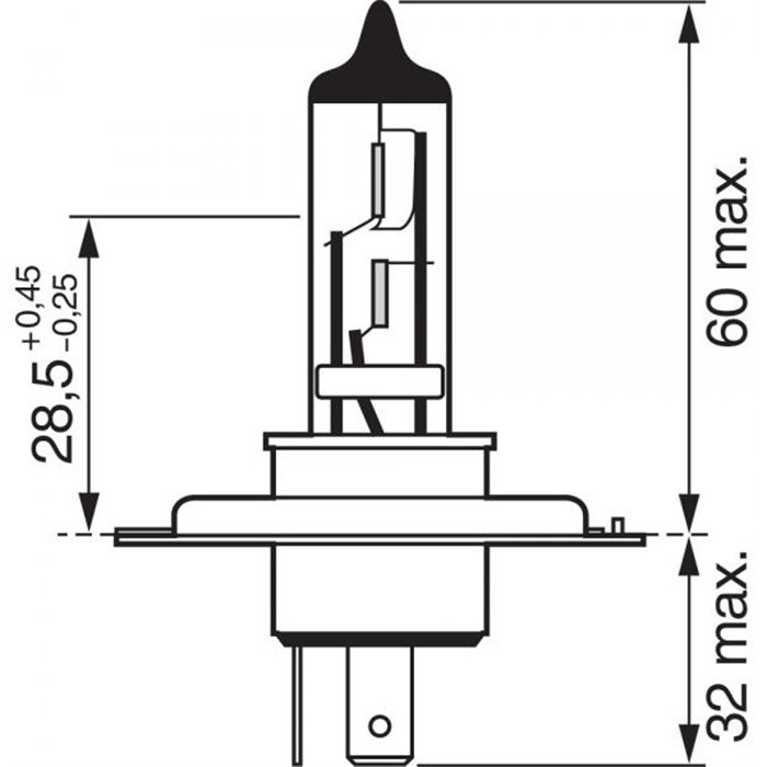 Lampadina Trucklight 24V 70W H7