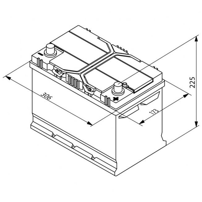 Batteria auto S4 95 Ah