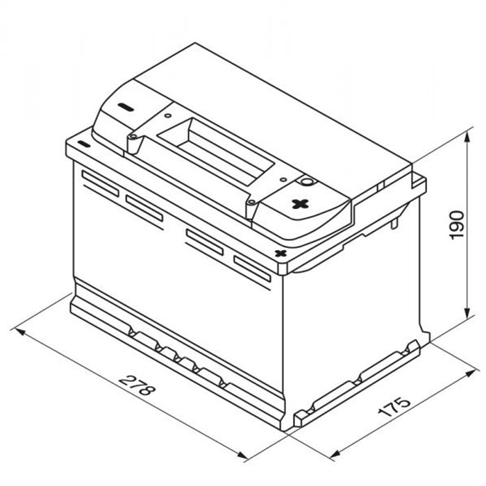 Batteria auto S5 77 Ah