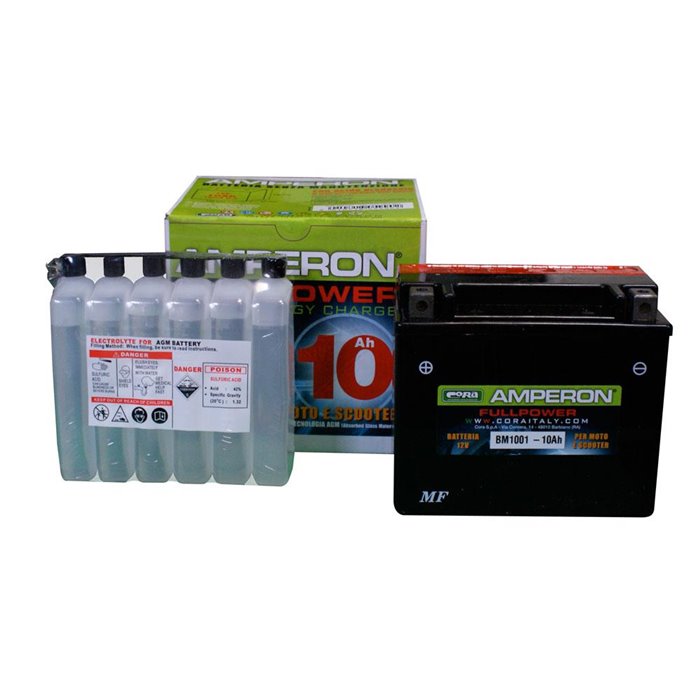 Batteria moto Amperon AGM 12V 10Ah 180A