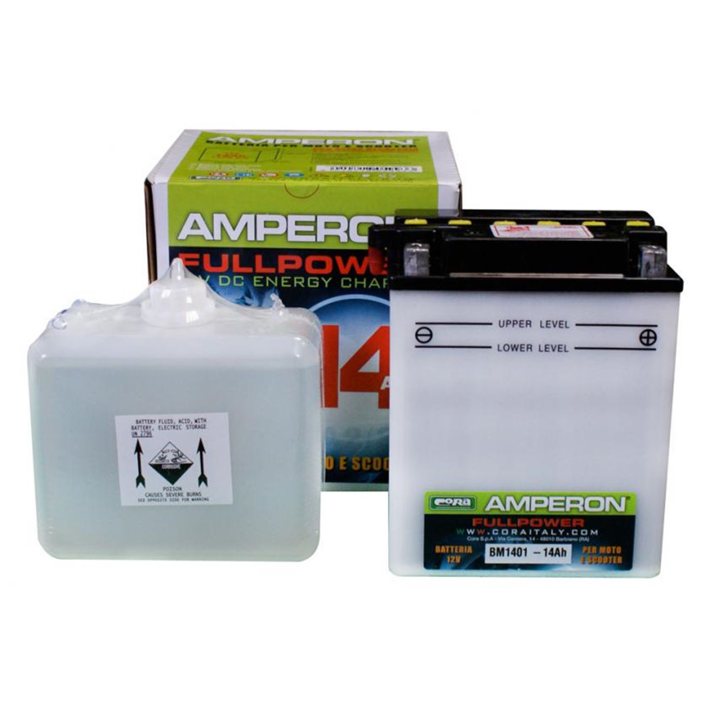 Batteria moto Amperon 12V 14Ah 190A