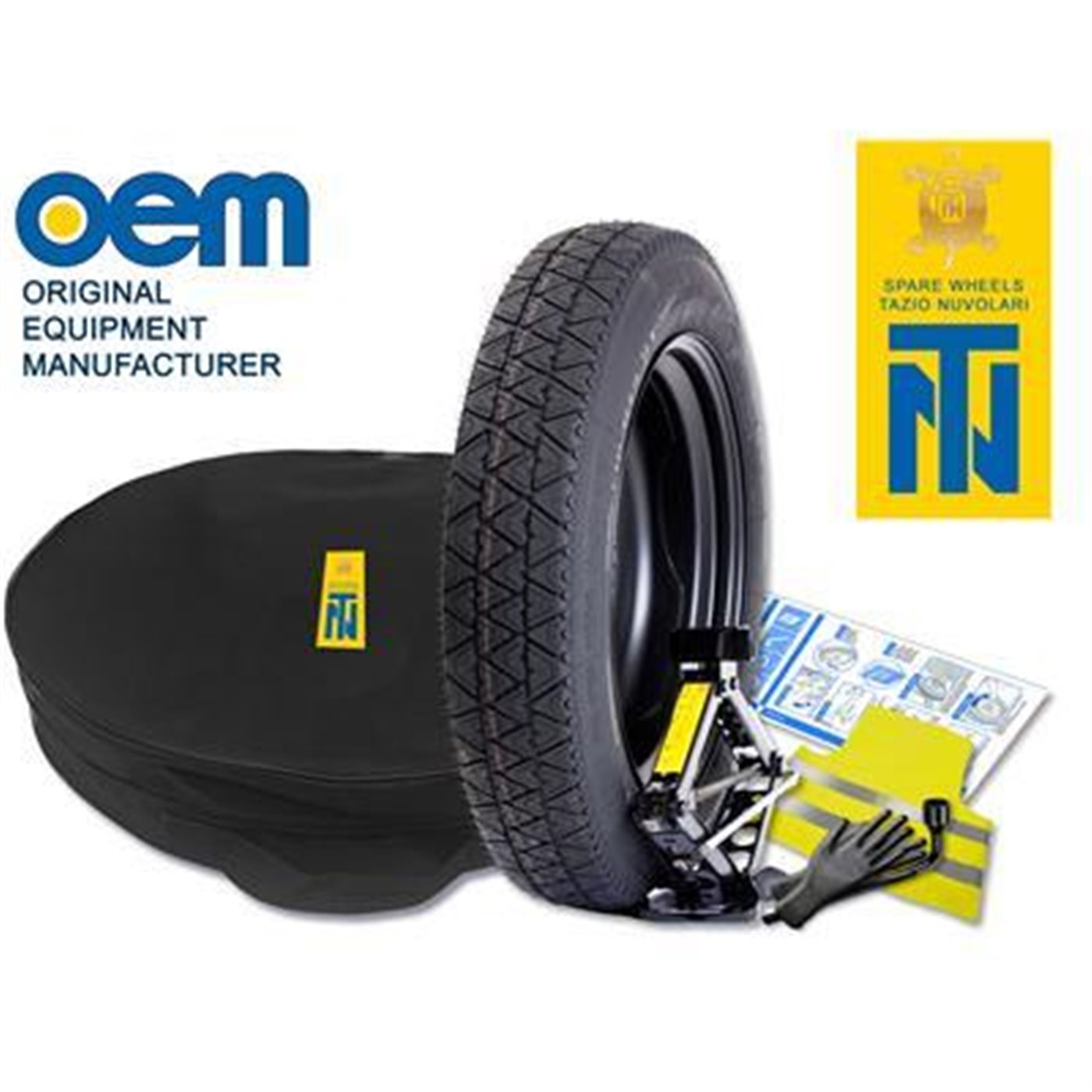 Kit ruotino equipaggiamento originale 155/90R18