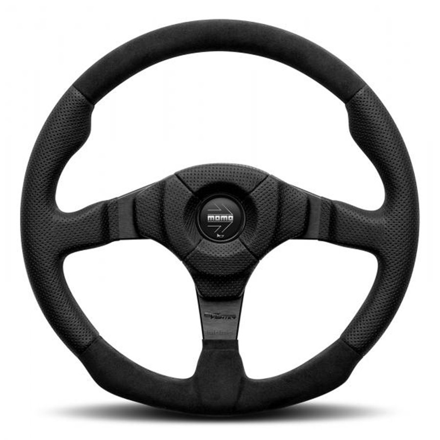 Volante Dark Fighter alcantara nero 350 mm