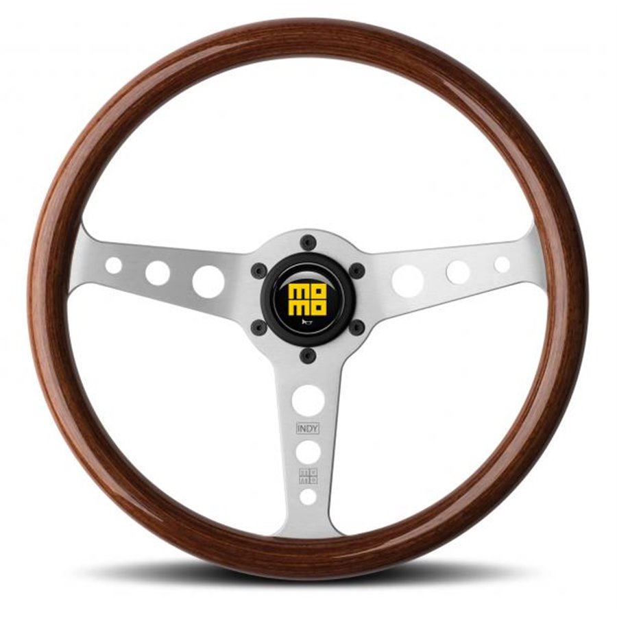 Volante Indy Heritage zebrano/argento 350 mm