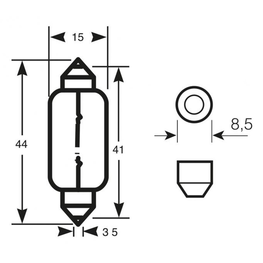 Lampadina 12V 18W