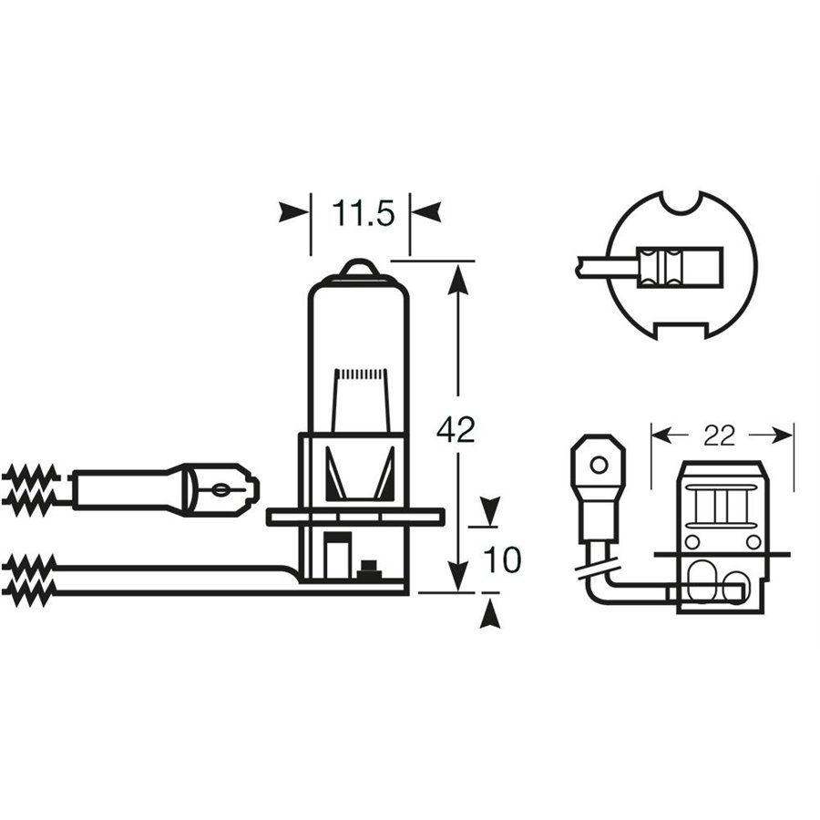 Lampadina 24V 35W