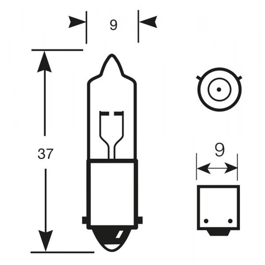 Lampadina 24V 21W H21W