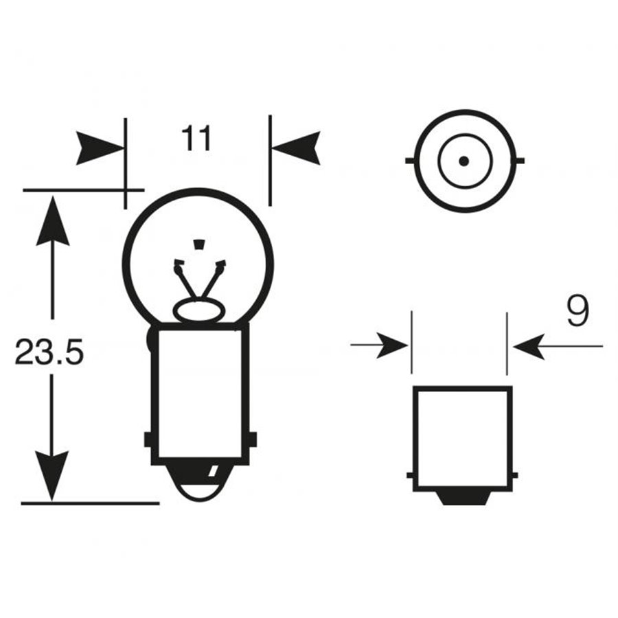 Lampadina 6V 3W