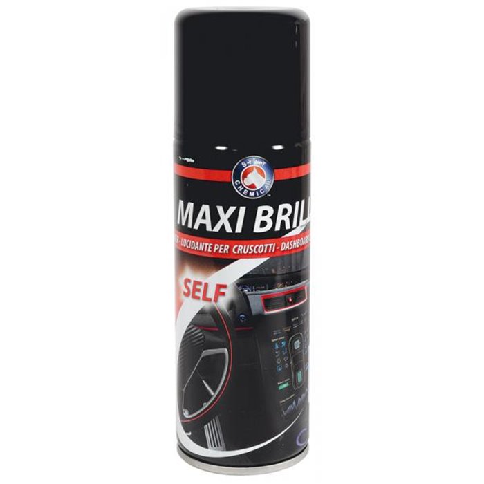 Conf. 12 pz Maxibrill lucida cruscotti 200 mL