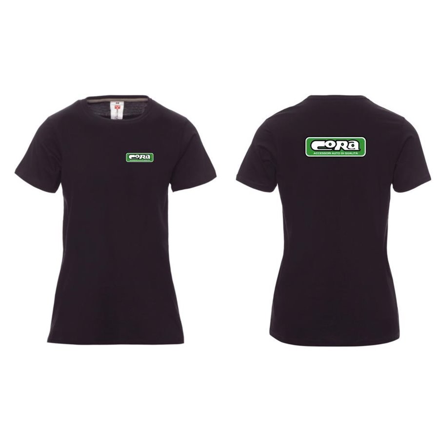 T-shirt donna nera taglia S