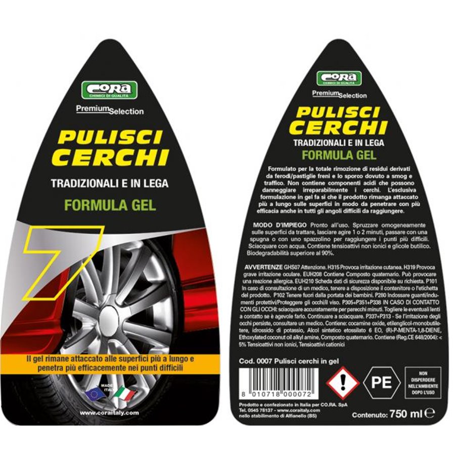 Pulisci cerchi in gel 750 mL