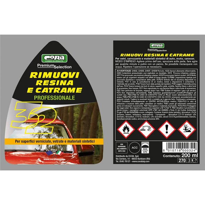 Rimuovi resina e catrame 200 mL