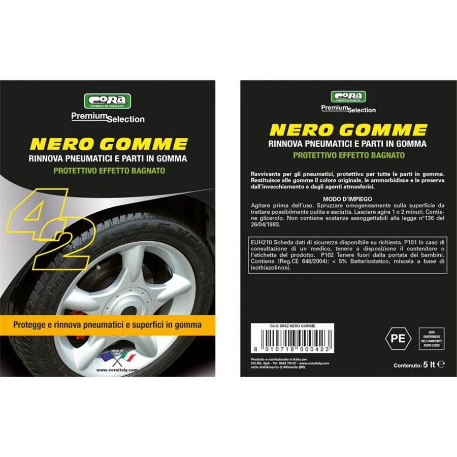 Nero gomme 5 lt