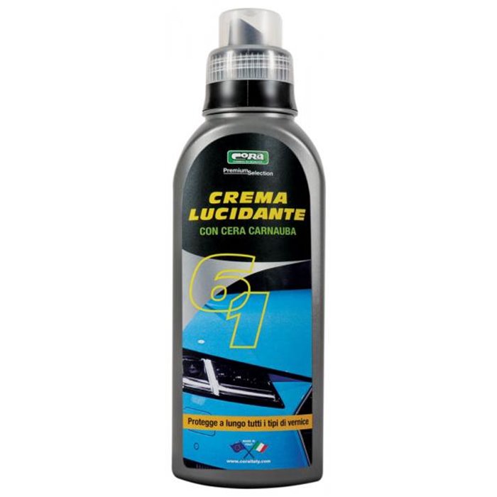 Crema lucidante con cera carnauba 500 mL