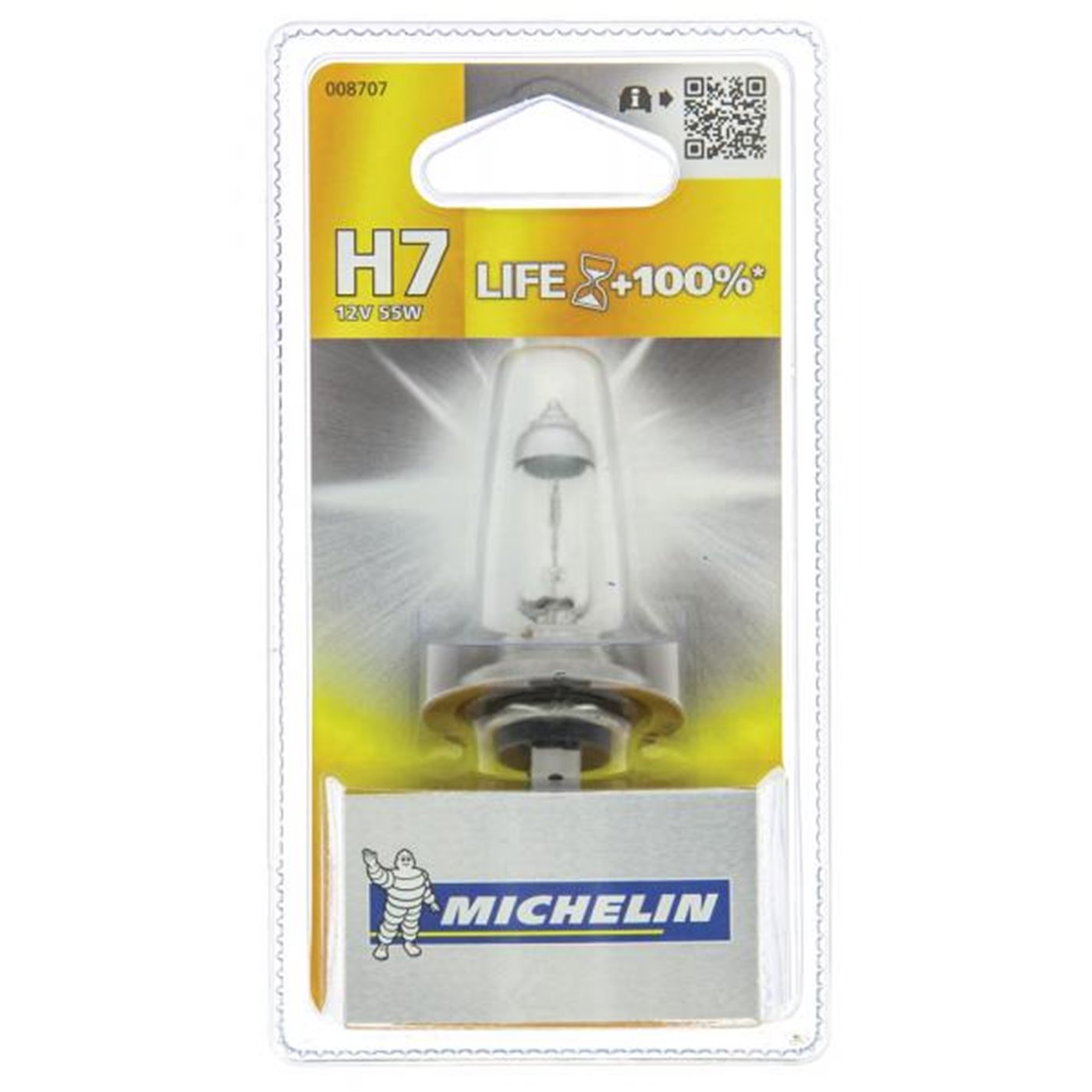 Lampadina Life +50% H7 12V 55W