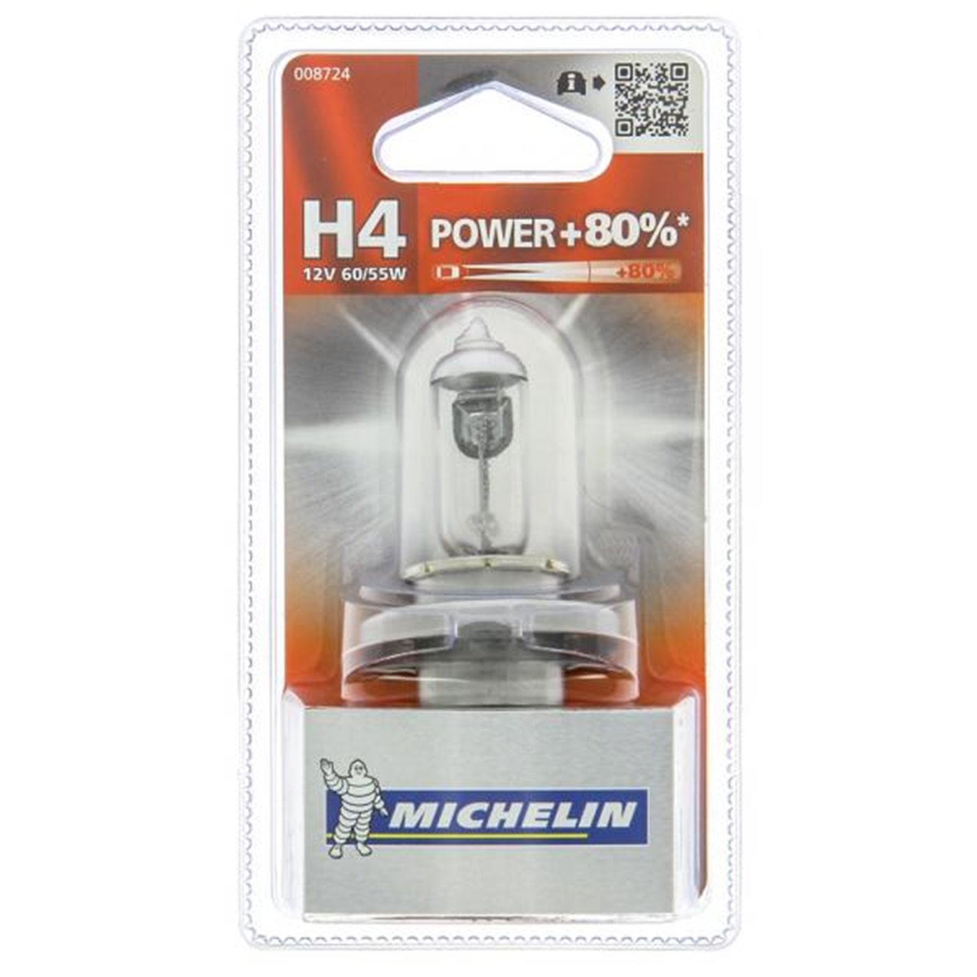 Lampadina Power +80% H4 12V 60/55W