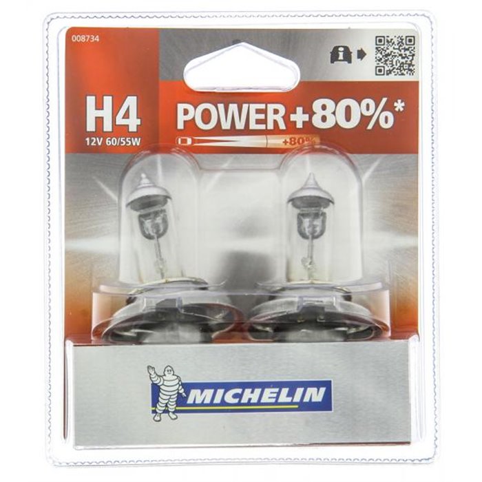 Lampadine Power +80% H4 12V 60/55W