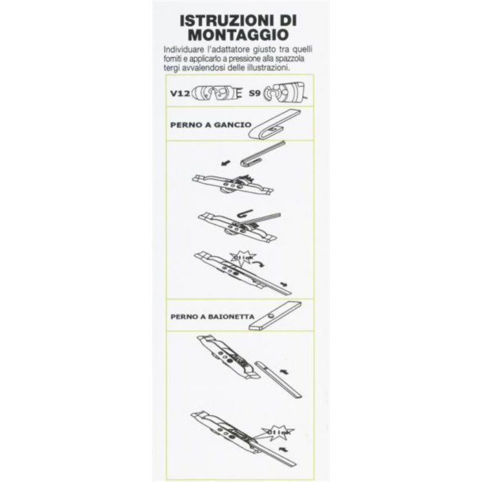 Spazzole tergicristallo Tergiplus 35 cm