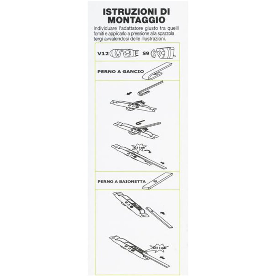 Spazzola tergicristallo Tergiplus 33 cm