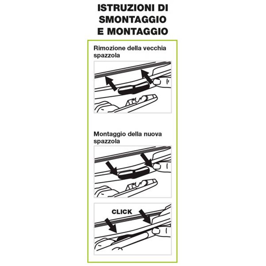 Spazzola tergilunotto Tergiplus 503