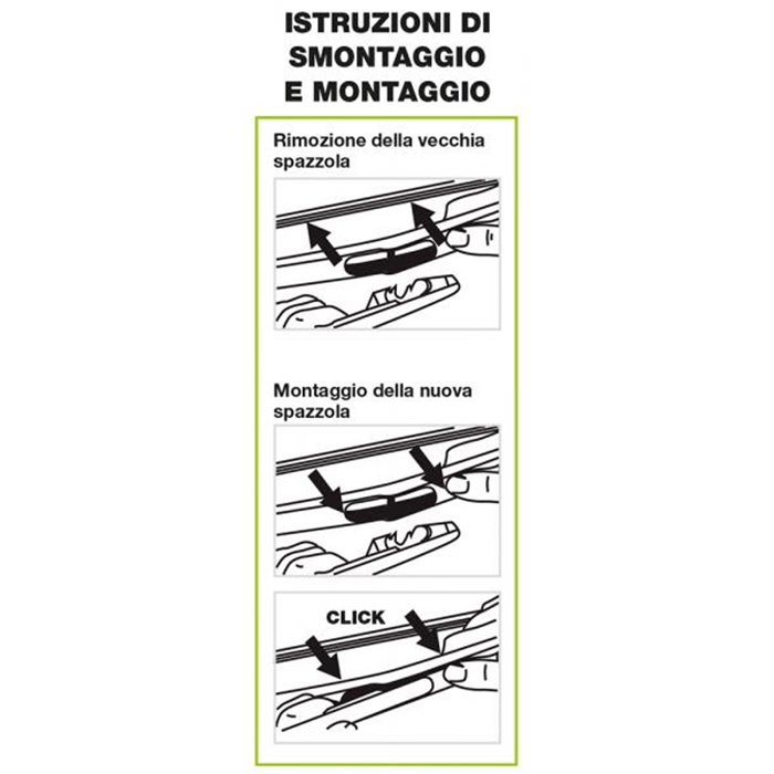 Spazzola tergilunotto Tergiplus 505