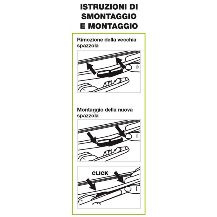 Spazzola tergilunotto Tergiplus 515