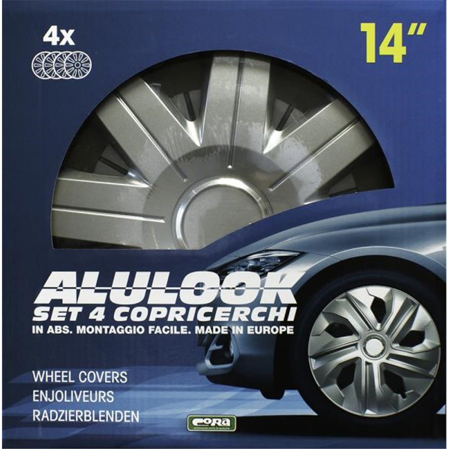 Set 4 copricerchi 14" Alulook Cosmos