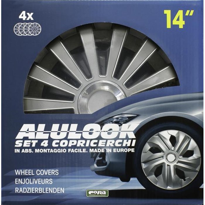 Set 4 copricerchi 14" Alulook Meridian