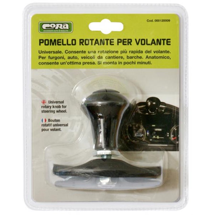 Pomello rotante per volante