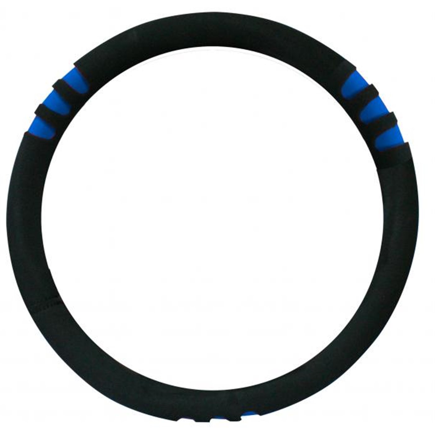 Coprivolante tuning nero/blu